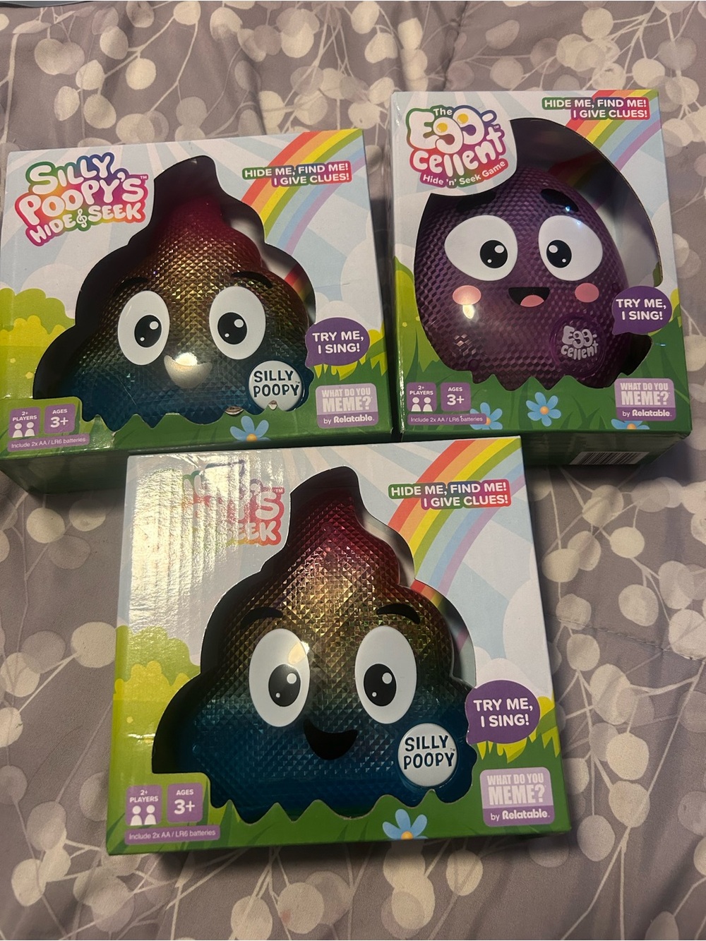 Hide & Seek Interactive Toy - bundle of 3 ()